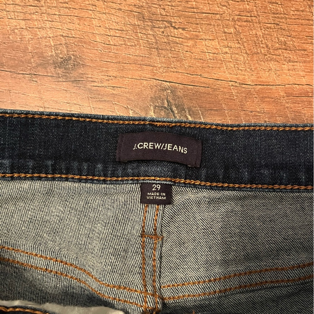 📦 J. Crew Dark Blue Women's Straight Leg Jeans - Picture 4 of 5
